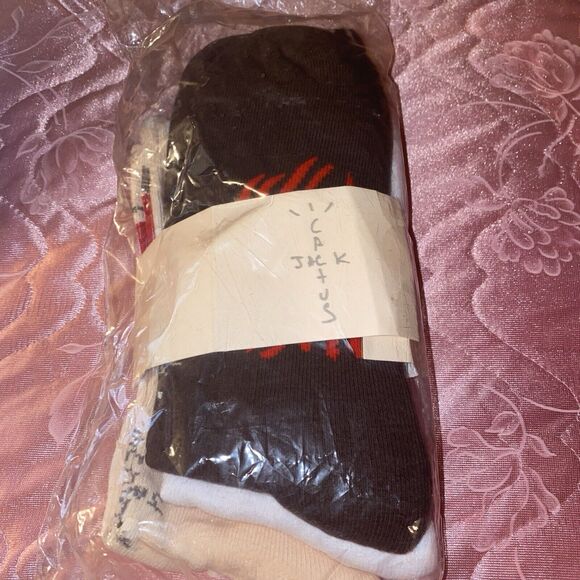 Travis Scott Cactus Jack Reverse Jack Multicolor Trio Unisex Socks McDonalds New - Picture 3 of 5